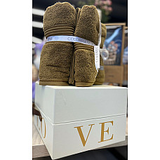 Подарунковий набір махрових рушників Colorful Home (баня + обличчя), 100% бавовна, щільність 500 г/м², опт