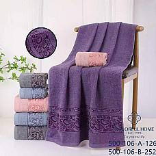 Рушники махрові Colorful Home для обличчя 50х100 см, 100% бавовна, 6 шт. в упаковці (мікс кольорів), опт