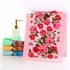 Рушник для обличчя мікрофібра, 50х95 см, принт "Троянди", опт