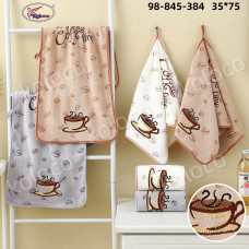 Кухонні рушники з мікрофібри 35×75 см . М’які, легкі, добре вбирають вологу, швидко сохнуть. В упаковці 6 шт, кольори мікс. Опт від 1 пачки. Ідеальні для кухні та прибирання.