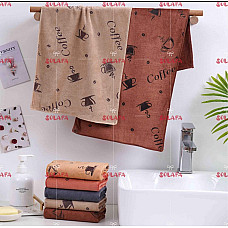 Рушники Koloco мікрофібра розмір 25×50 см. М'які, приємні на дотик, з вишивкою. Підходять для обличчя, рук, кухні.