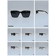 Сонцезахисні окуляри Cartier PXS2180, прямокутна оправа, преміум дизайн, захист UV400, унісекс, стильний аксесуар, опт