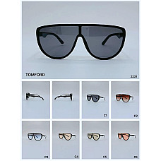 Сонцезахисні окуляри TOM FORD 2231, маска (Shield), монолінза, захист UV400, унісекс, преміум дизайн, опт