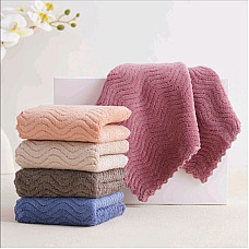 Серветки з мікрофібри, набір, розмір 25x25 см, мікс кольорів, м'яка текстура, універсальні, опт