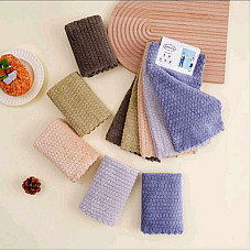 Серветки кухонні Koloco 30х30 см, мікрофібра, набір для прибирання та рук, квітковий принт, опт