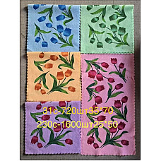 Рушники Koloco мікрофібра розмір 25×50 см. М'які, приємні на дотик, з вишивкою. Підходять для обличчя, рук, кухні.