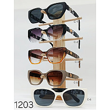 Жіночі сонцезахисні окуляри Dior 1203, форма "котяче око", градієнтні лінзи, UV400, опт Одеса 7км