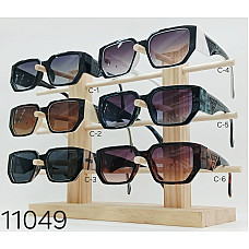 Жіночі сонцезахисні окуляри Prada 11049, масивна геометрична оправа, захист UV400, градієнтні лінзи, швидка доставка по Україні, опт