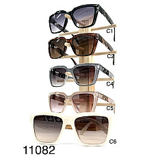 Жіночі сонцезахисні окуляри Versace 11082, велика квадратна оправа, захист UV400, градієнтні лінзи, швидка доставка по Україні, опт