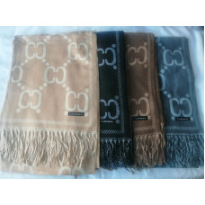 Жіночий теплий шарф з кашеміру. М’який, стильний, розмір 185×65 см.