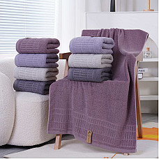 Рушник для обличчя з мікрофібри «Сердечна Ніжність» 50х100 см, візерунок серце, асорті кольорів, опт