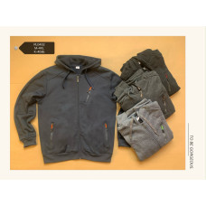 Чоловіча кофта з капюшоном. Розміри M–4XL. Комфортна, зручна, утеплена, з кишенями на блискавках. Упаковка 6 штук, кольори мікс.