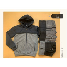 Чоловіча кофта PL0416 з капюшоном. Розміри M–4XL. Комфортна, зручна, утеплена, з кишенями на блискавках. Упаковка 6 штук, кольори мікс.