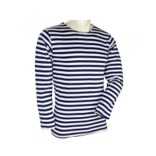 Класичний чоловічий тільник. Склад: 100% бавовна. Щільність 180 г/м². Колір: синя смуга. Розміри: 46–60.