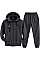 Костюм спортивний чоловічий теплий на флісі «Nike Tech Fleece» Норма Розміри 46-54 (5 шт/уп)
