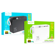 ОПТ: Power Bank HOCO 75000 mAh (J94) White. 22.5W. Купити гуртом.