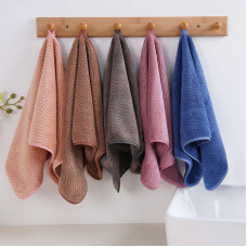 ОПТ: Рушник Сауна Мікрофібра 80x160 см. Уп. 5 шт. Колір Мікс.