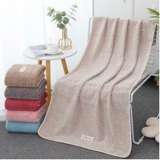 ОПТ: Рушник Сауна Мікрофібра 80x160 см. Уп. 5 шт. Колір Мікс.