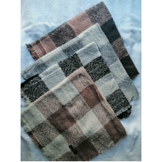 Кашеміровий платок 80х80 см. Тепла однотонка для стильного образу. 5 розкішних кольорів.