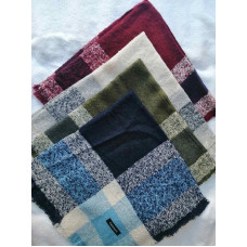 Жіночий теплий платок Кашемір Клітинка 80х80 см Купити оптом в Україні. Замовити з доставкою Opt7km