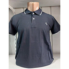 Чоловіча футболка поло ELVIS, турецький трикотаж (бавовна з лайкрою), розміри M-3XL, від 1 упаковки (5 шт.)