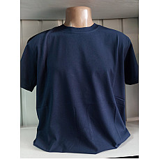 Чоловіча однотонна футболка VIPSTAR батал, турецька бавовна, розміри 2XL-6XL, від 1 упаковки (5 шт.)