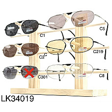 Окуляри авіатори унісекс LEKE LK34019, поляризаційні окуляри Unisex, металева оправа, UV400, опт 5 шт.