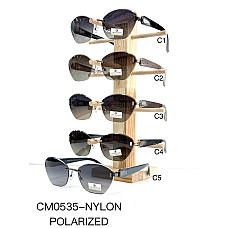 Жіночі сонцезахисні окуляри CAROLIE MOORE CM0535, безоправні поляризаційні окуляри, лінзи Nylon, опт 5 шт.