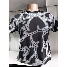 Чоловіча футболка VIPSTAR з літерним принтом, турецький трикотаж, розміри S-XXL, від 1 упаковки (5 шт.)