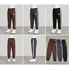 Підліткові спортивні штани для хлопчиків Adidas на манжетах, розміри 42–50 (11–16 років)