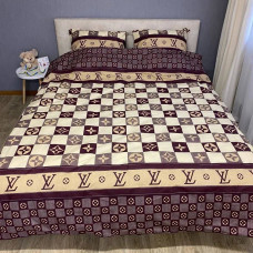 Постіль Євро (бязь, Пакистан): простирадло 220×240, підковдра 200×220, 2 наволочки 70×70. Виробник — Україна. Опт від 1 шт.