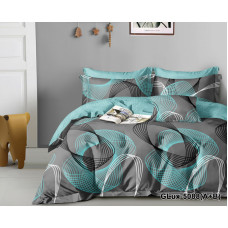 Постіль Євро (бязь, Пакистан): простирадло 220×240, підковдра 200×220, 2 наволочки 70×70. Виробник — Україна. Опт від 1 шт.