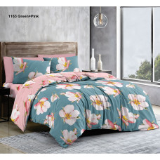Постіль Євро (бязь, Пакистан): простирадло 220×240, підковдра 200×220, 2 наволочки 70×70. Виробник — Україна. Опт від 1 шт.