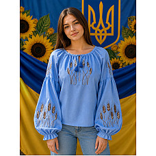 Вишиванка для дівчинки (підліткова), натуральне доматкане полотно (льон), розміри 152-170