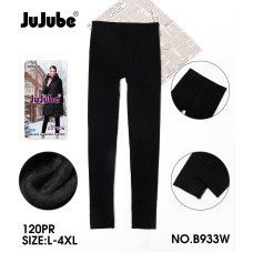 Термо-лосини Jujube B933W (L-4XL). Теплі, безшовні, на хутрі (бавовна). Опт 120 пар!