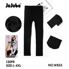 Термо-лосини Jujube W833 (L-4XL). Теплі, безшовні, на хутрі (бамбук). Опт 120 пар!