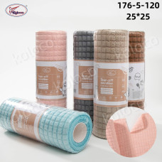 Відривні серветки мікрофібра розмір 25-25 см в упаковці 20 шт різний колір опт 