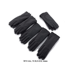 ОПТ! Жіночі Рукавички Екошкіра Зимові (W13) Купити Оптом Шерсть 6.5-8.5 10 пар Opt7km