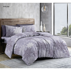 Новорічний Комплект Постільної Білизни СІМЕЙНИЙ (2 Підковдри) Бязь Купити Оптом Opt7km