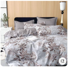 Постіль 1.5-спальна (бязь, Пакистан): простирадло 150×220, підковдра 150×220, 2 наволочки 70×70. Виробник — Україна. Опт 