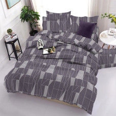 Постіль 1.5-спальна (бязь, Пакистан): простирадло 150×220, підковдра 150×220, 2 наволочки 70×70. Виробник — Україна. Опт 