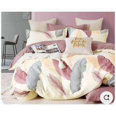 Постіль 1.5-спальна (бязь, Пакистан): простирадло 150×220, підковдра 150×220, 2 наволочки 70×70. Виробник — Україна. Опт 