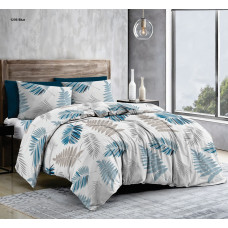 Постіль 1.5-спальна (бязь, Пакистан): простирадло 150×220, підковдра 150×220, 2 наволочки 70×70. Виробник — Україна. Опт 