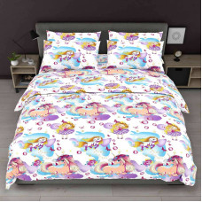 ОПТ! Дитяча постільна білизна 1.5-спальна (Бязь) — Кольорові принти