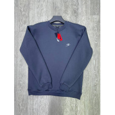 Чоловічий батник/свитшот батал. Турецька тринитка пенье з утепленням на флісі. Розміри: 3XL–7XL (56–64).