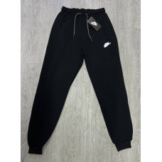 Чоловічі теплі штани на флісі, тринитка пенье. На манжеті, зручні й практичні. Розміри: M–3XL. Колір — чорний.