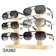 Жіночі сонцезахисні окуляри Prada ЗА382, прямокутна оправа, градієнт