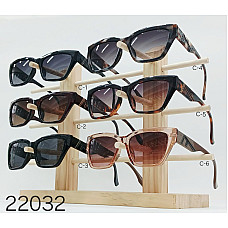 Сонцезахисні окуляри Cartier 22020, прямокутна оправа, металевий логотип, преміум якість