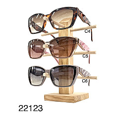 Жіночі сонцезахисні окуляри Fendi 22123, елегантна форма, рельєфні дужки, мікс кольорів (C4-C6)