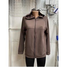 Кофта жіноча на змейці колір шоколад Норма ( модель 111 ) розміри: S, M, L, XL тканина: трикотаж 2-нитка